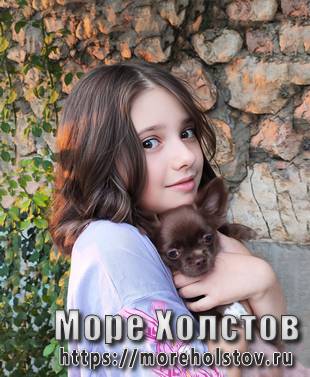 Девочка с собачкой