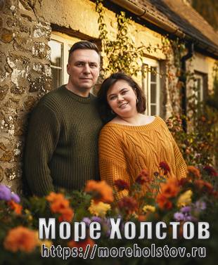 На даче