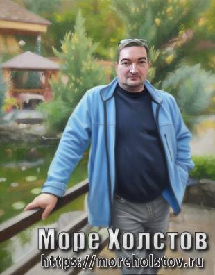 Мужчина у озера